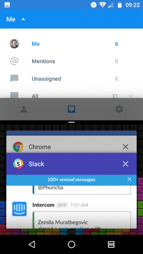 Split screen on Android with two apps running at the same time